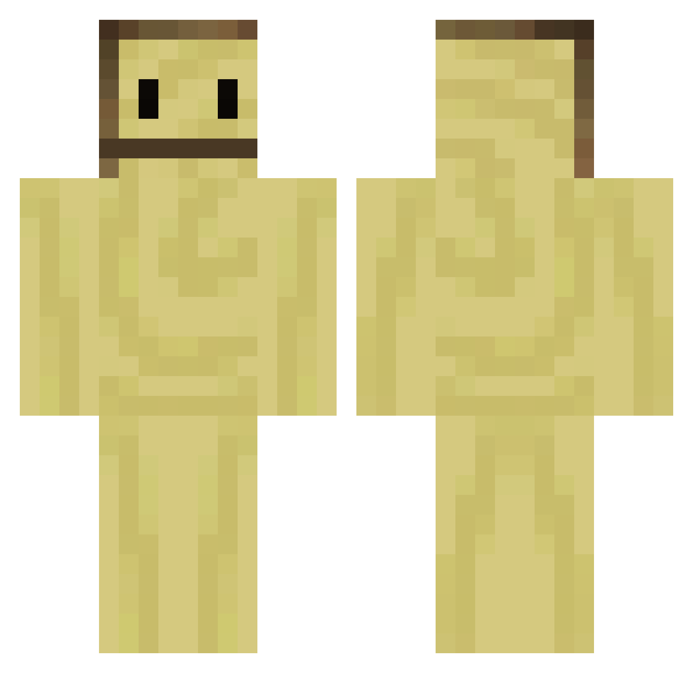 LOTRfan1986 Minecraft skin, front and back view