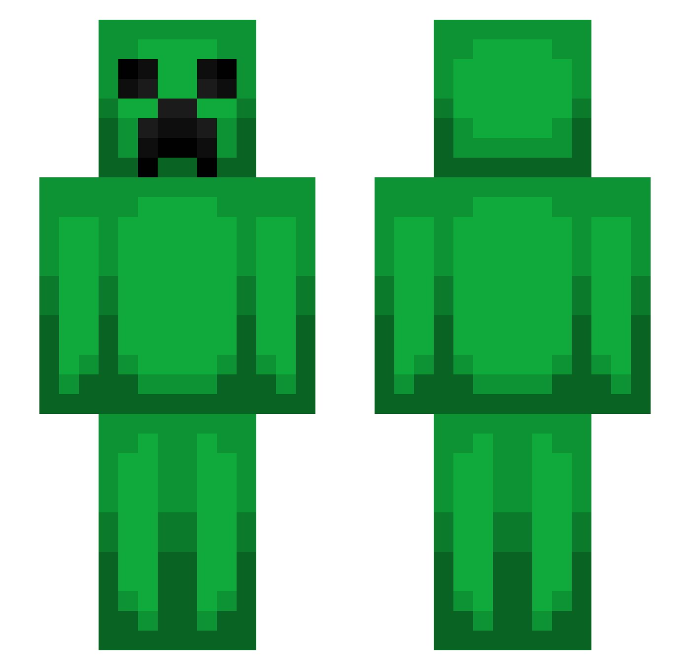 seojehyeon Minecraft skin, front and back view