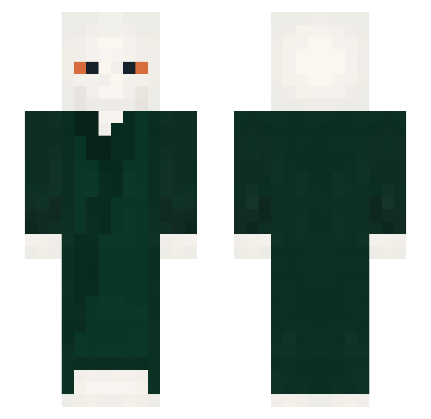 SimplyJane Minecraft skin, front and back view