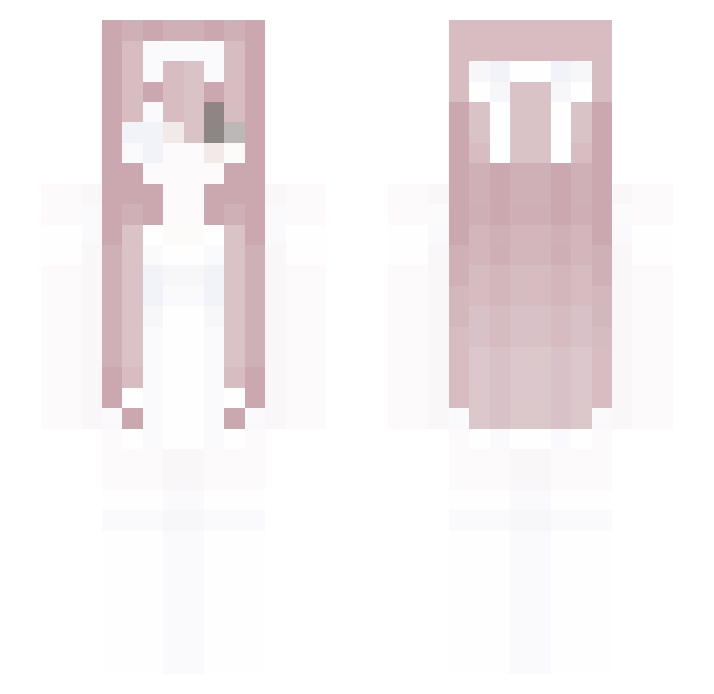 V4s0Napoleon Minecraft skin, front and back view