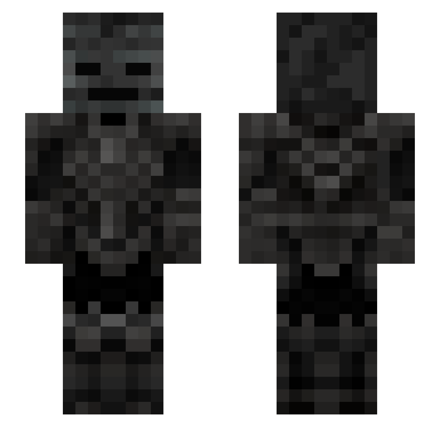 SirGaia Minecraft skin, front and back view