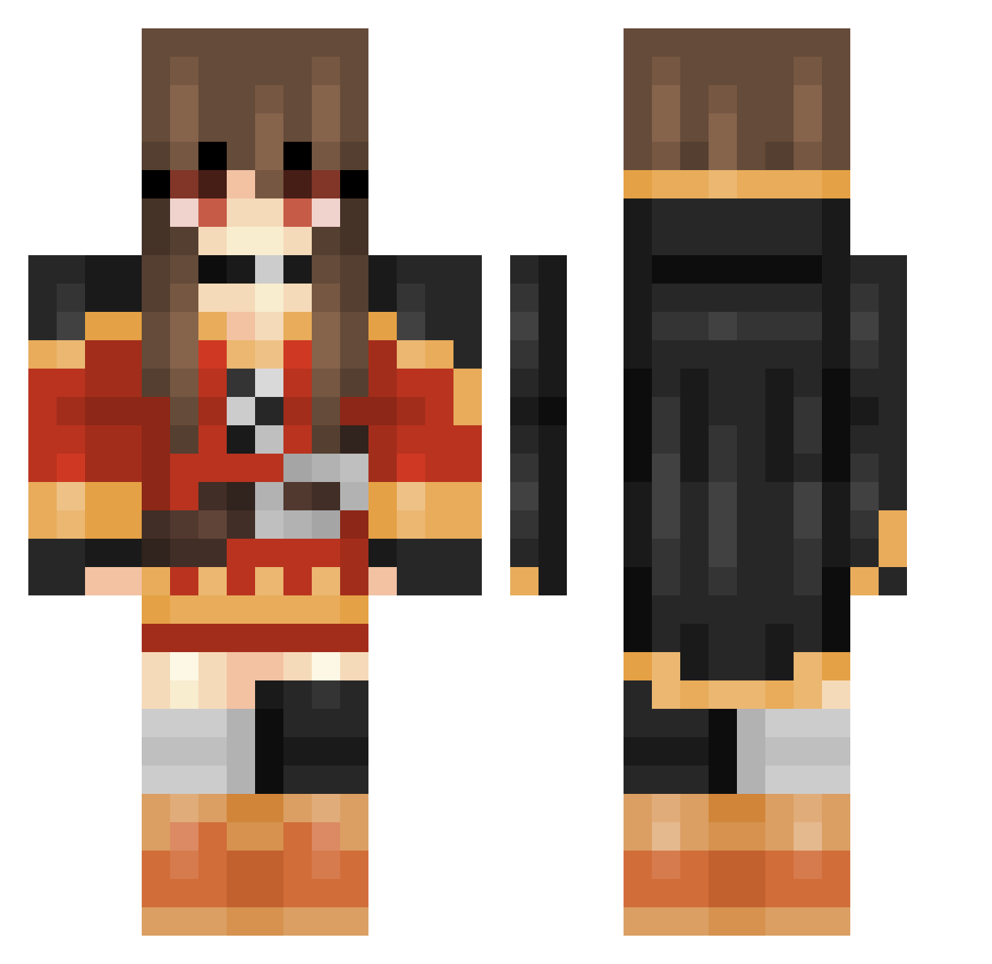 baked_spudds Minecraft skin, front and back view