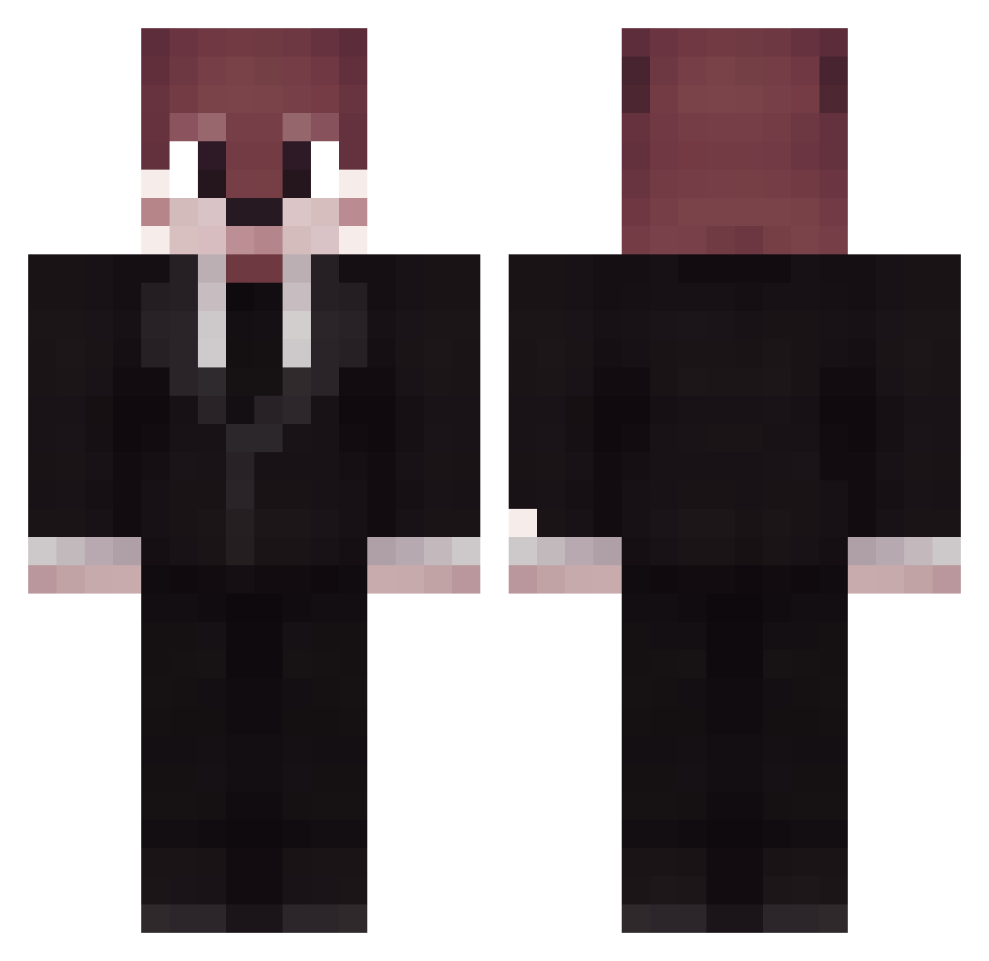 imperium71 Minecraft skin, front and back view