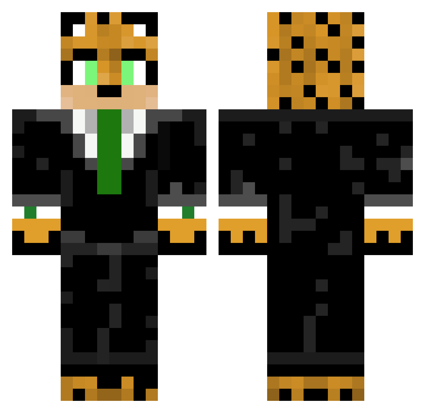 Julius_the_Great Minecraft skin, front and back view