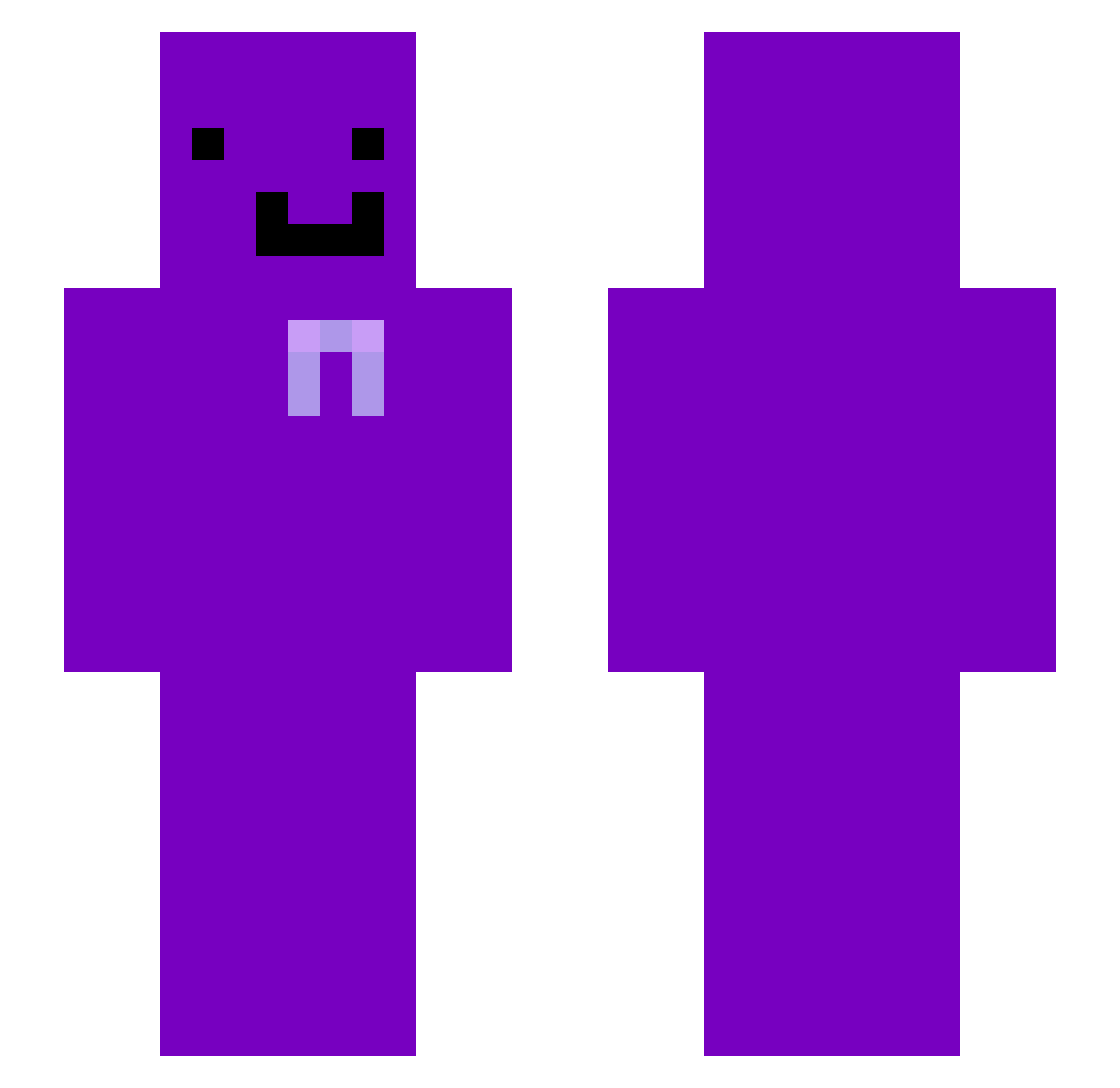 ygmurx0 Minecraft skin, front and back view