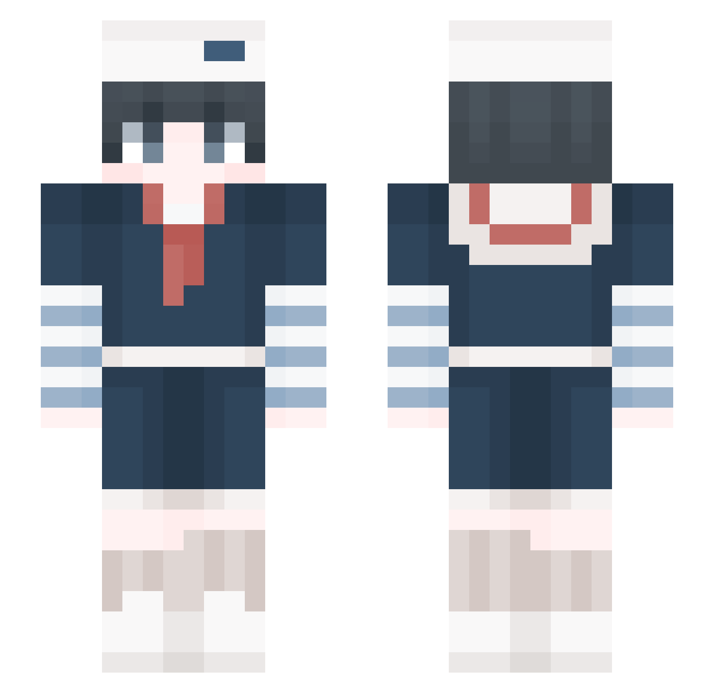 MORI_894 Minecraft skin, front and back view