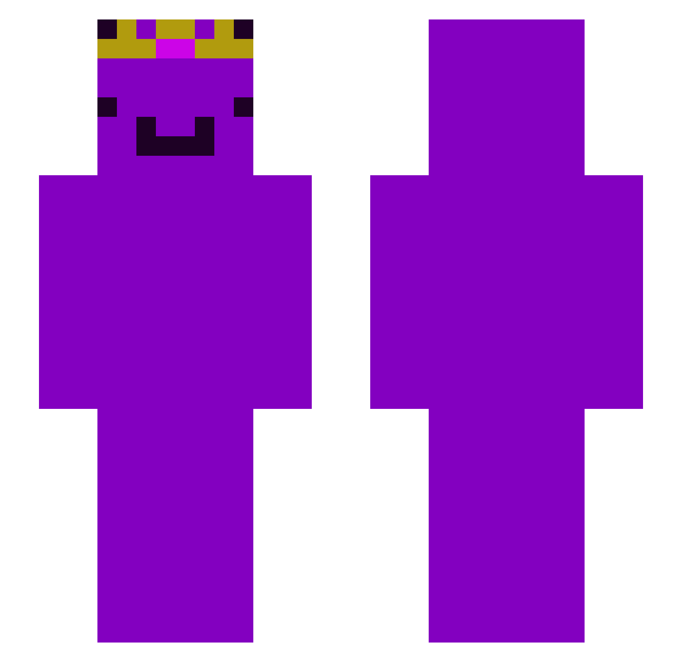 TroySmith3375 Minecraft skin, front and back view