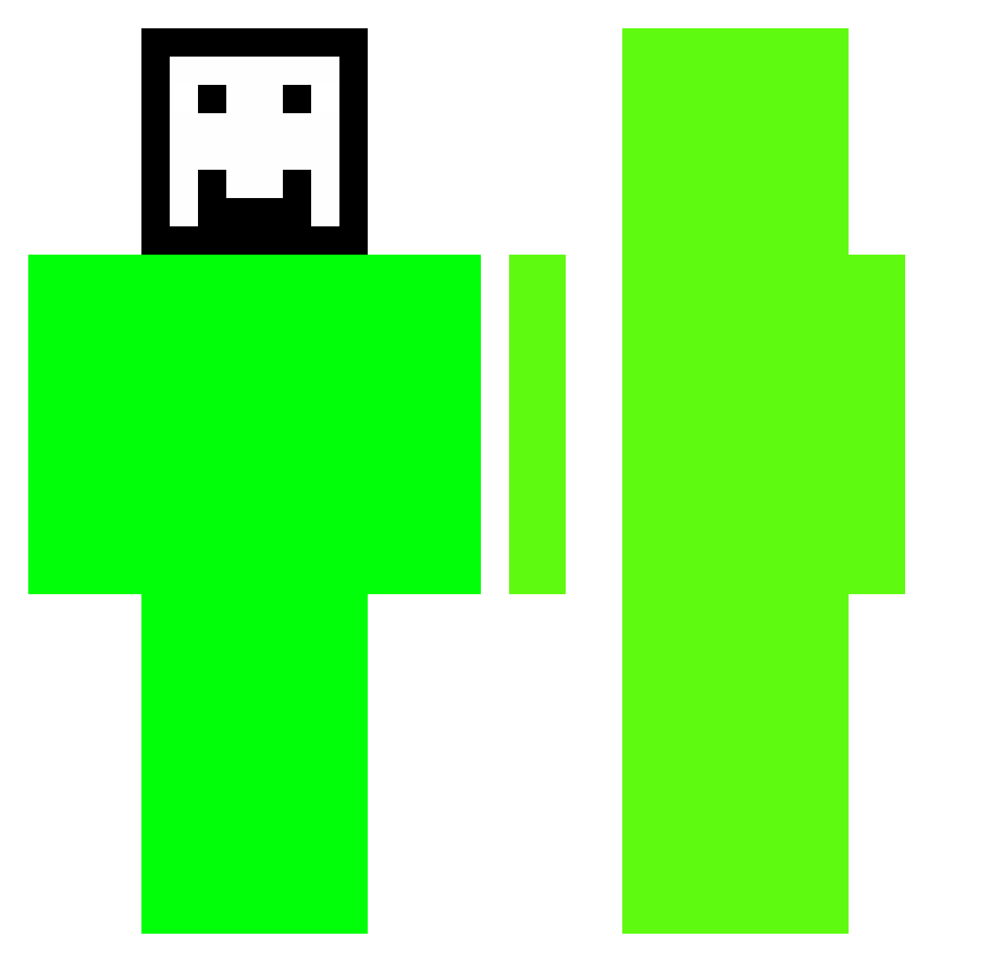 The_Gh0st3103 Minecraft skin, front and back view