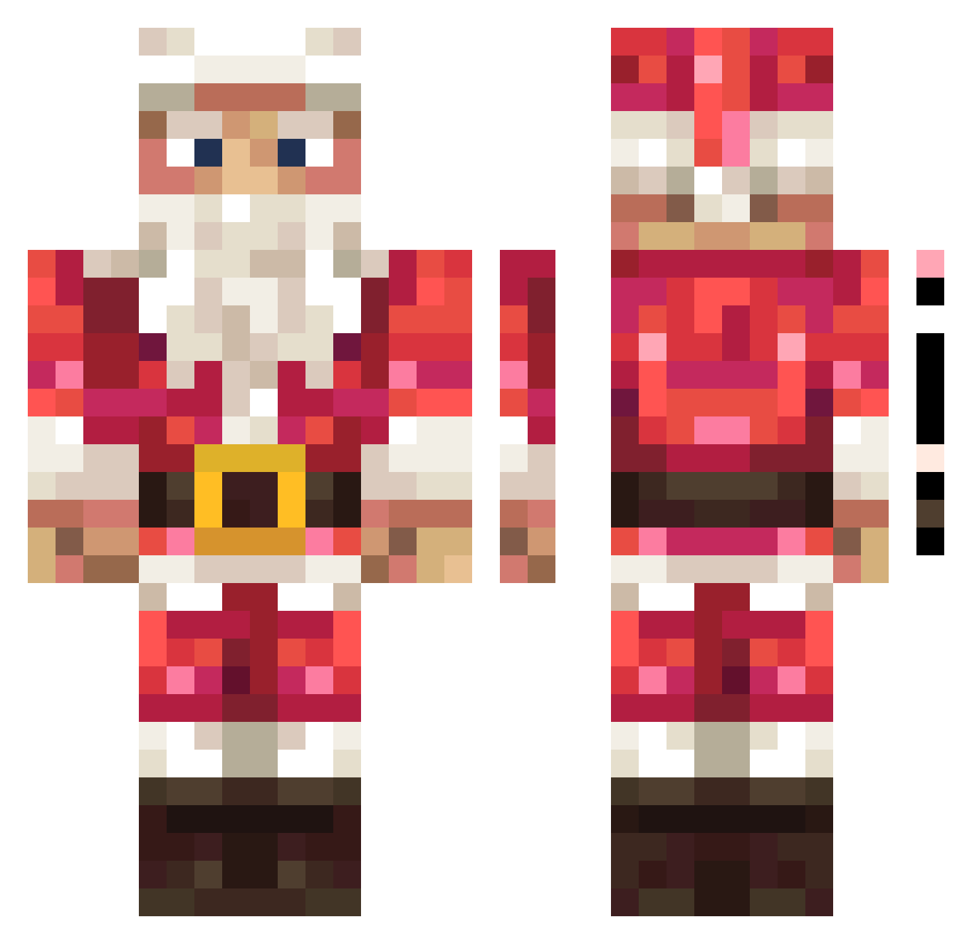 Big_Sandwich_420 Minecraft skin, front and back view