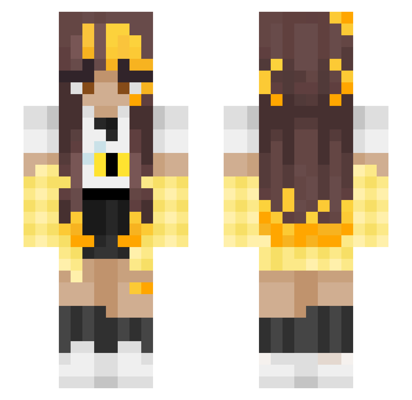 solichh Minecraft skin, front and back view