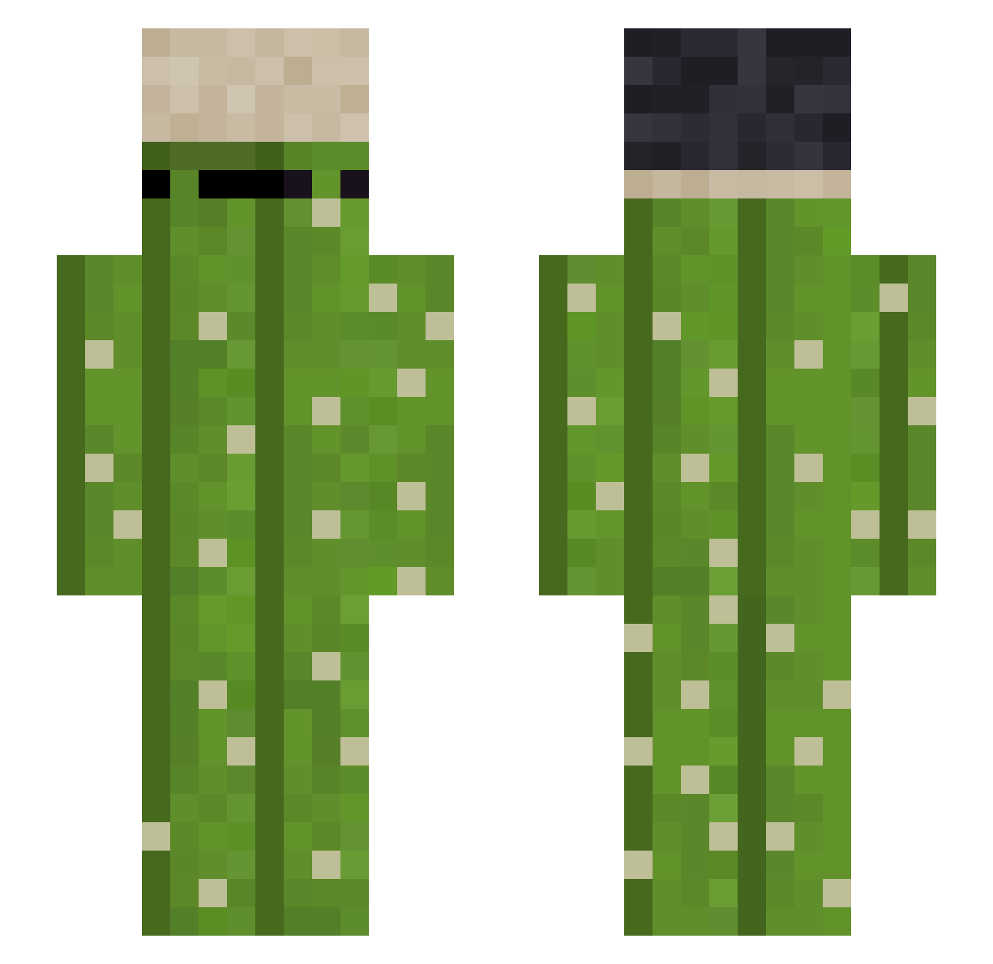 vorpe_892 Minecraft skin, front and back view