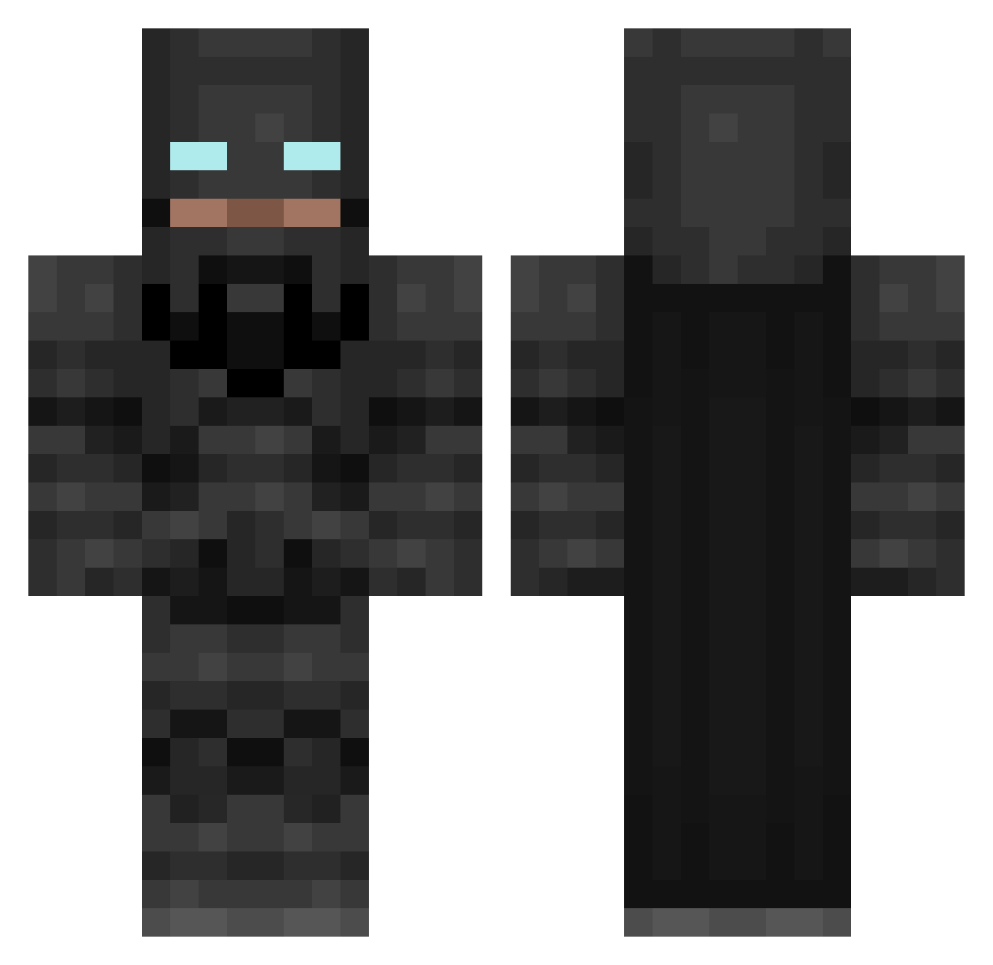 yatogamic3o Minecraft skin, front and back view