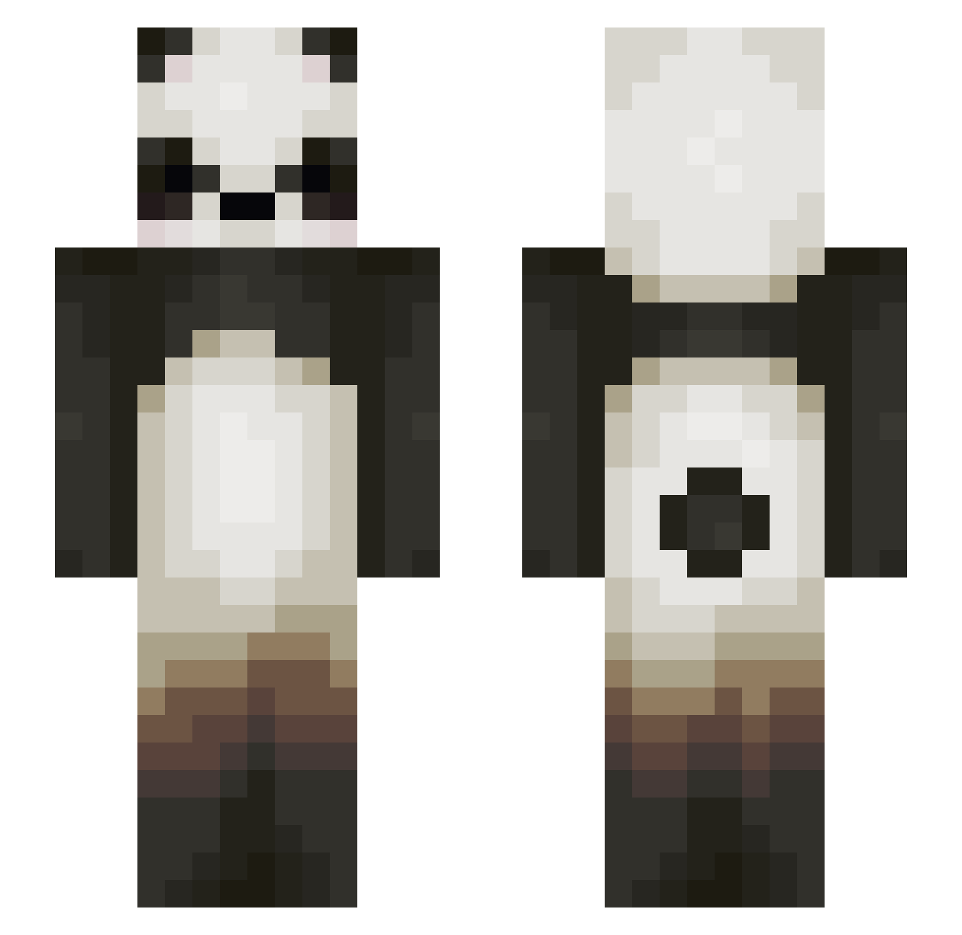 migxzy_10 Minecraft skin, front and back view