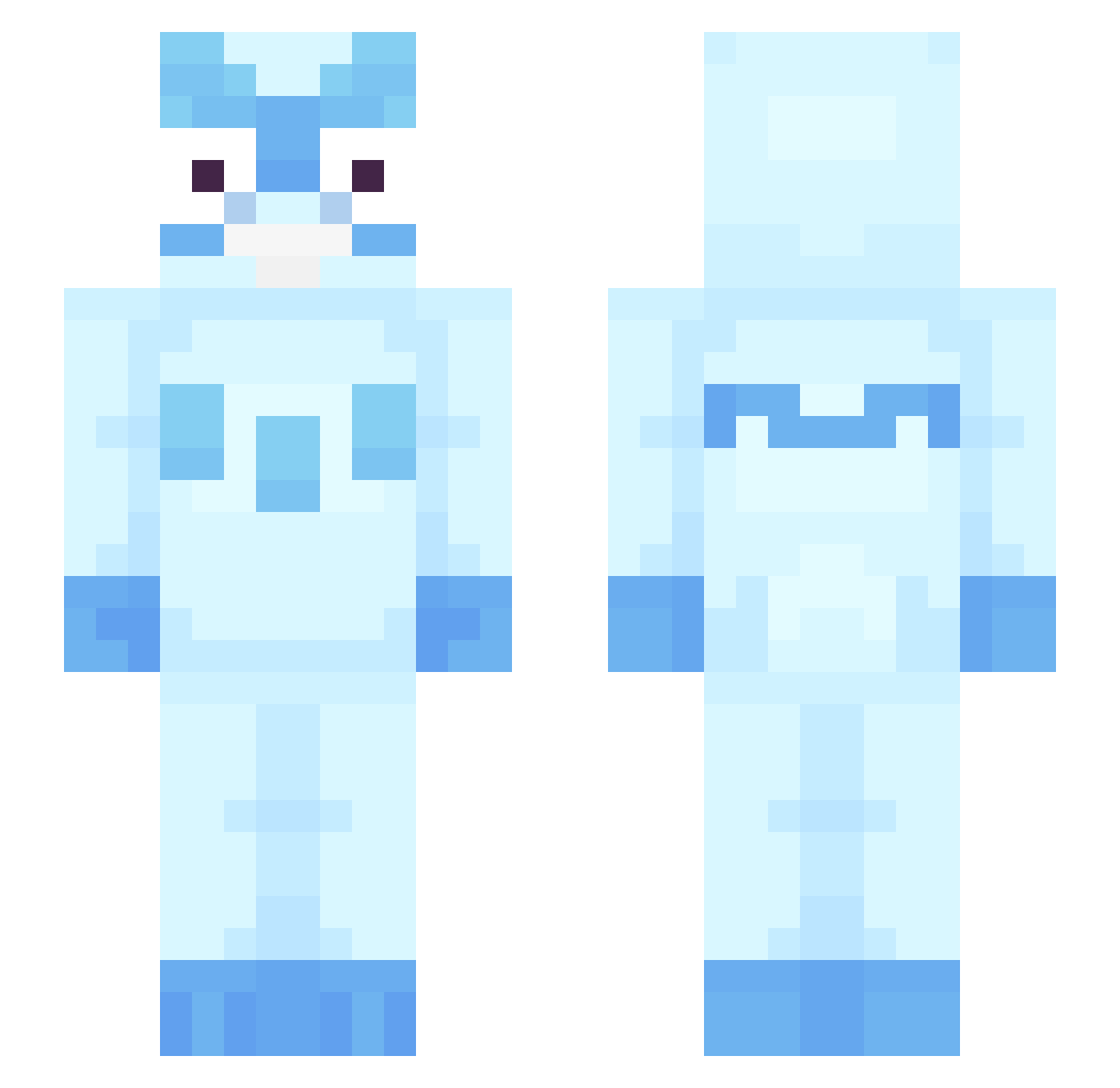 doggyliam Minecraft skin, front and back view