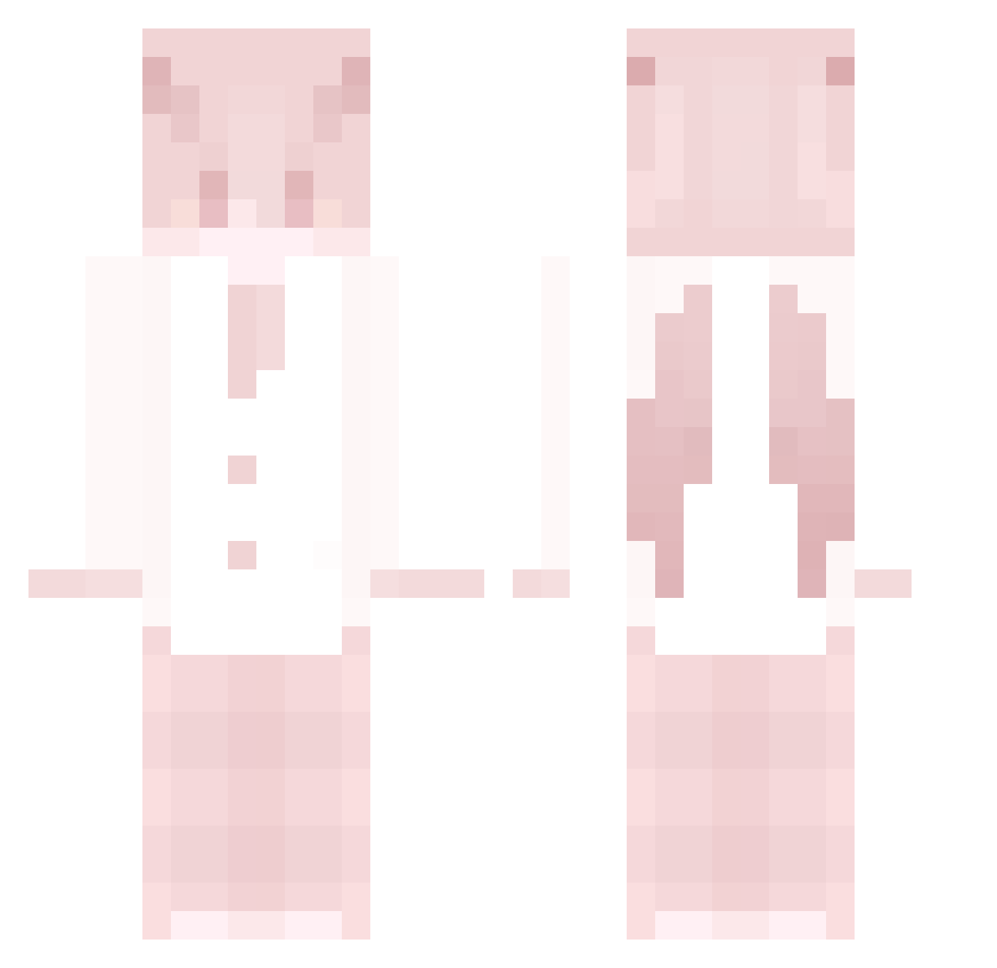 Werankill Minecraft skin, front and back view