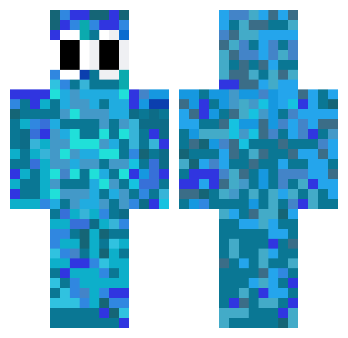 Im_SpecialOG Minecraft skin, front and back view