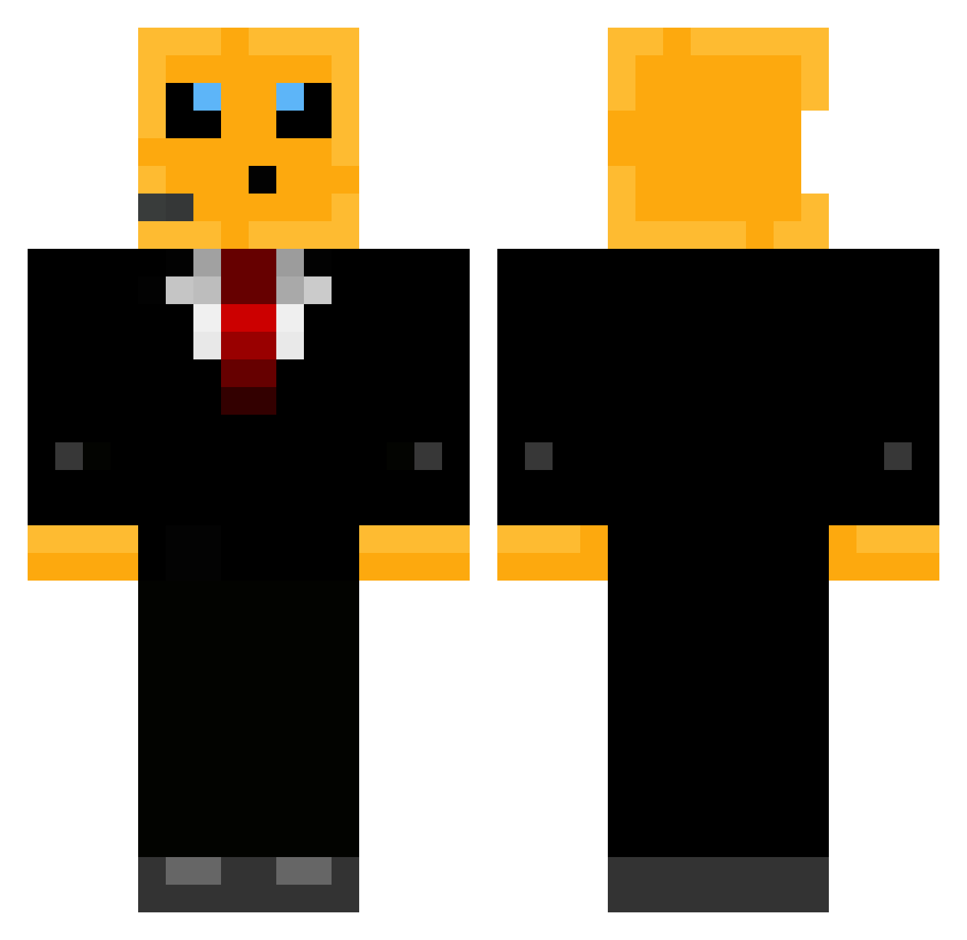 MrZNuke - cheese head Minecraft skin