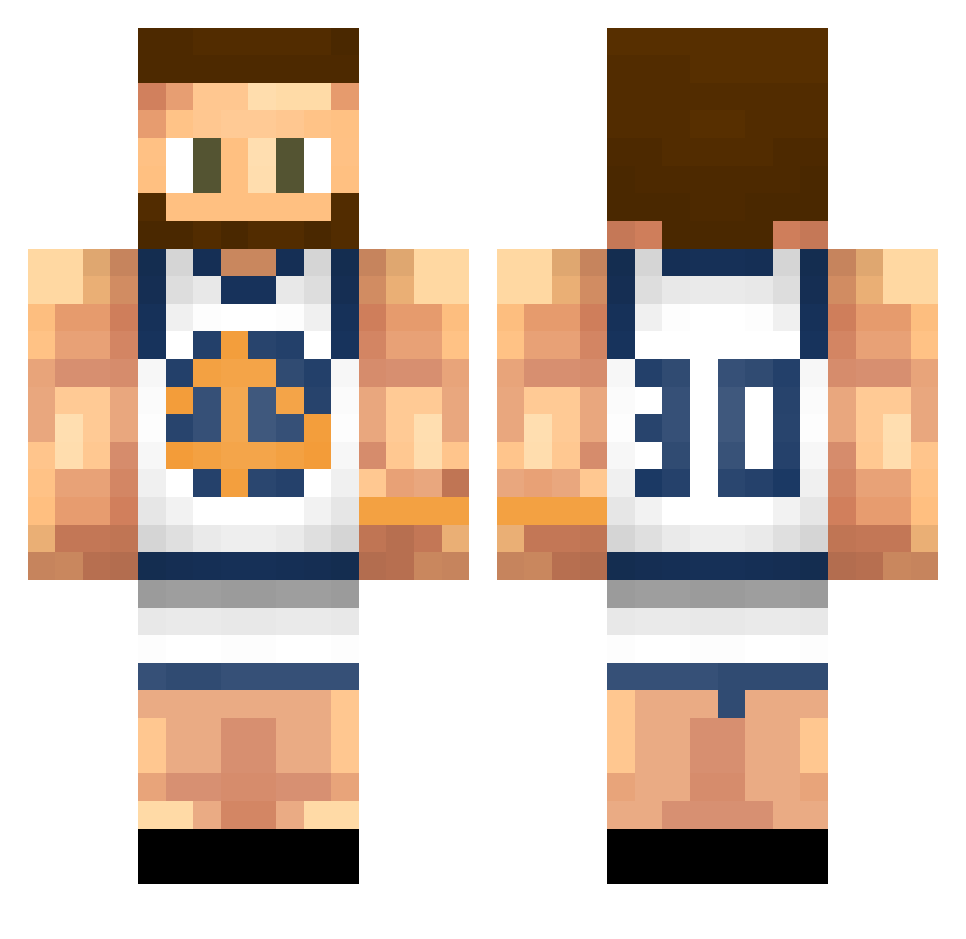 GSWDIEGO Minecraft skin, front and back view