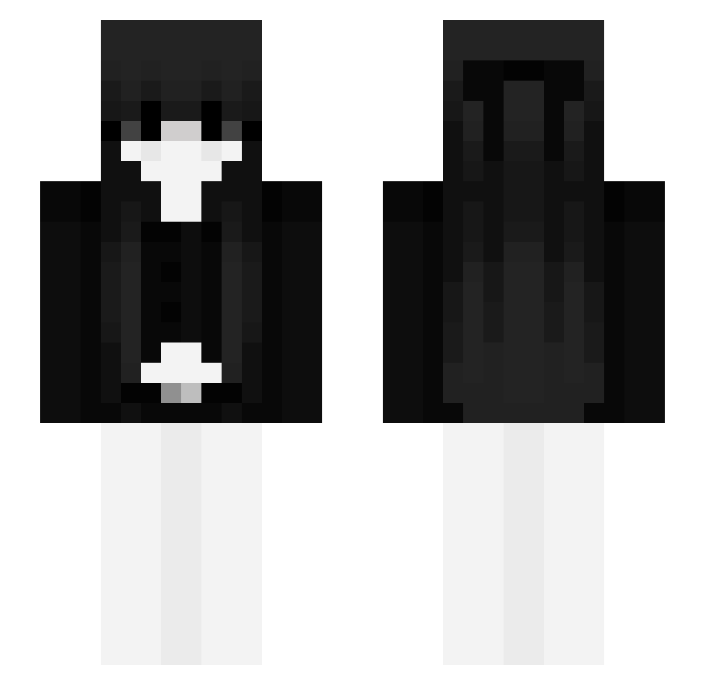 zaziie_ Minecraft skin, front and back view