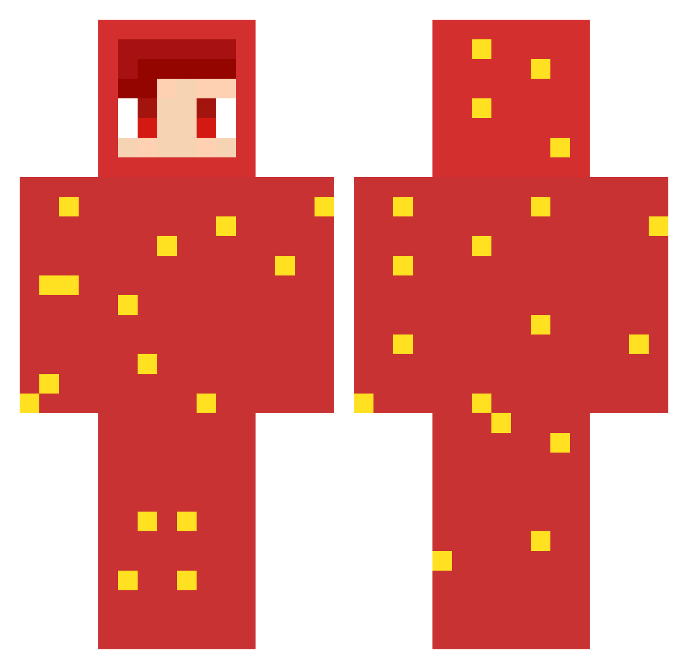 Nicolasdeas08 Minecraft skin, front and back view
