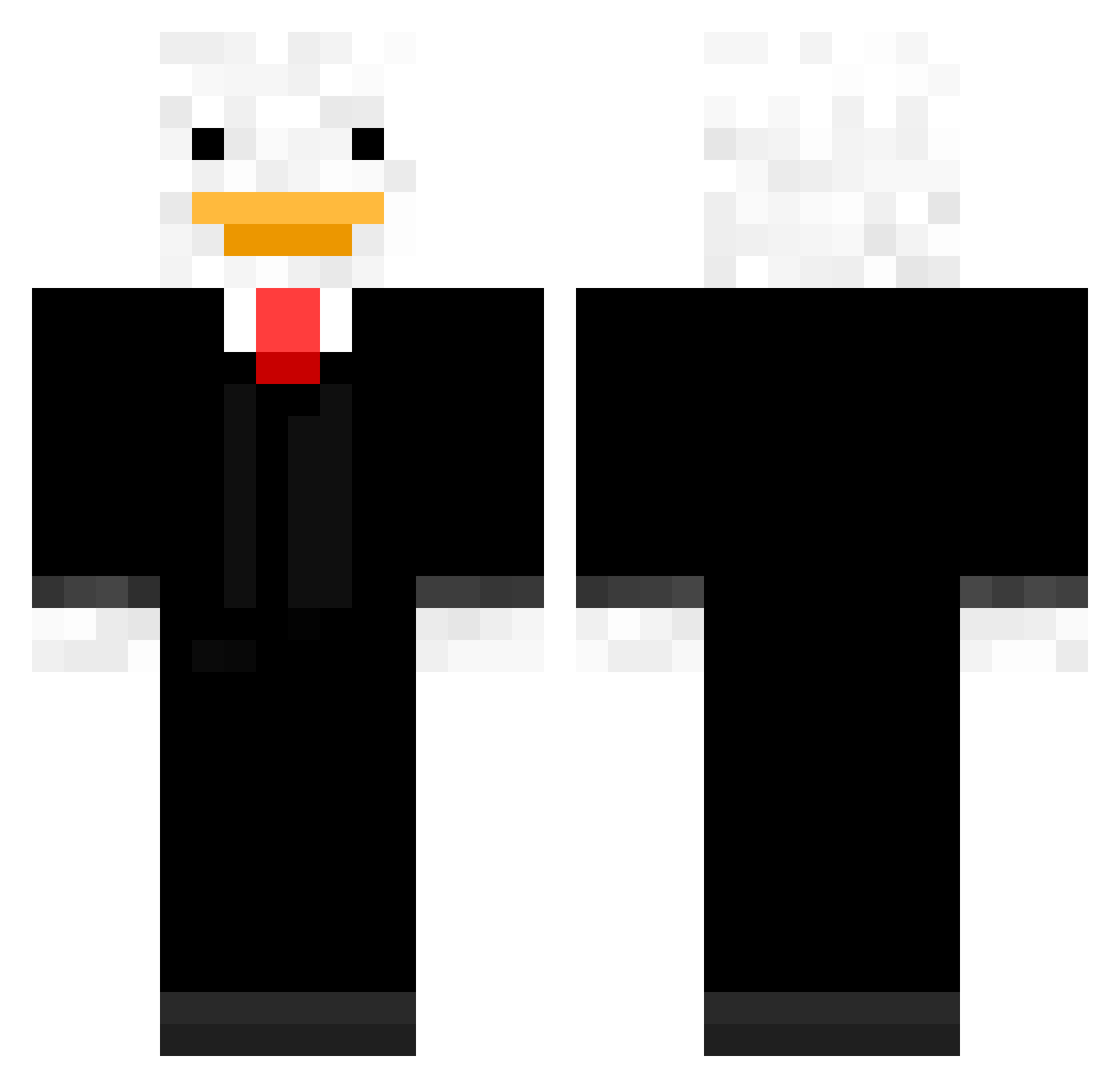 yabai69 Minecraft skin, front and back view