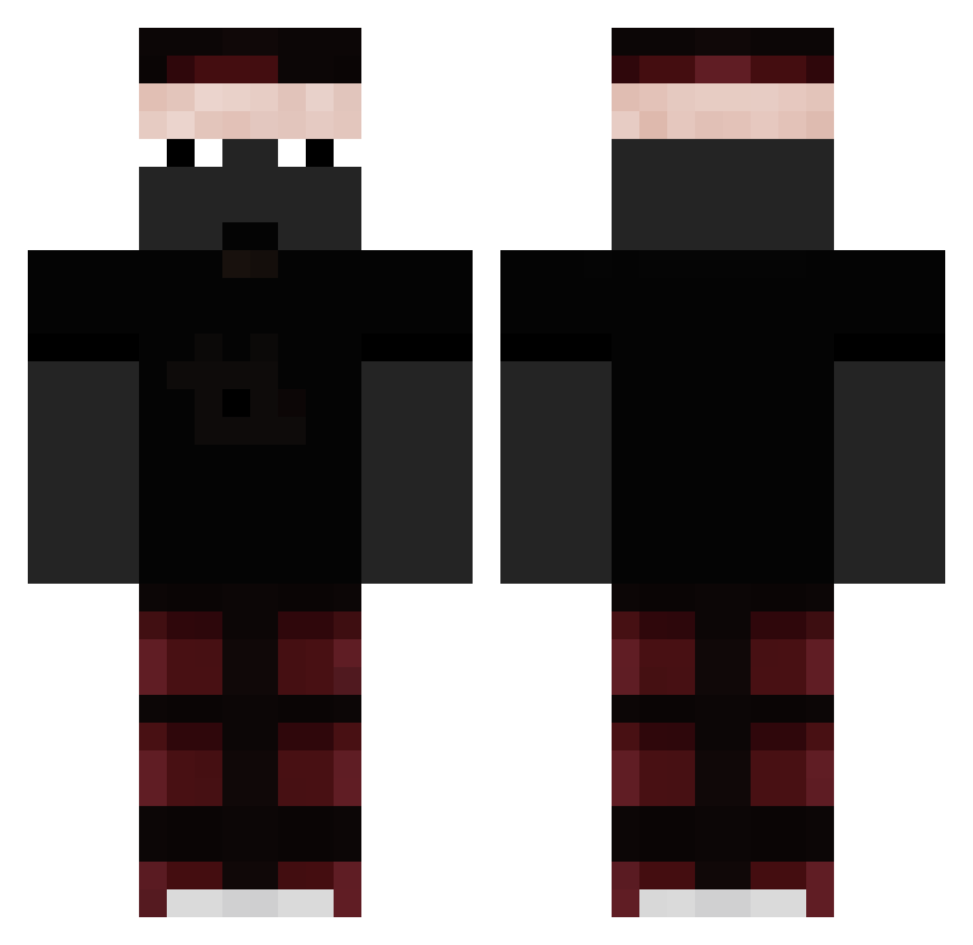 r0brob_ Minecraft skin, front and back view
