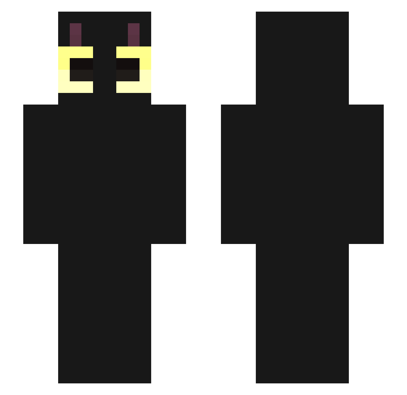Tomatoto_P Minecraft skin, front and back view