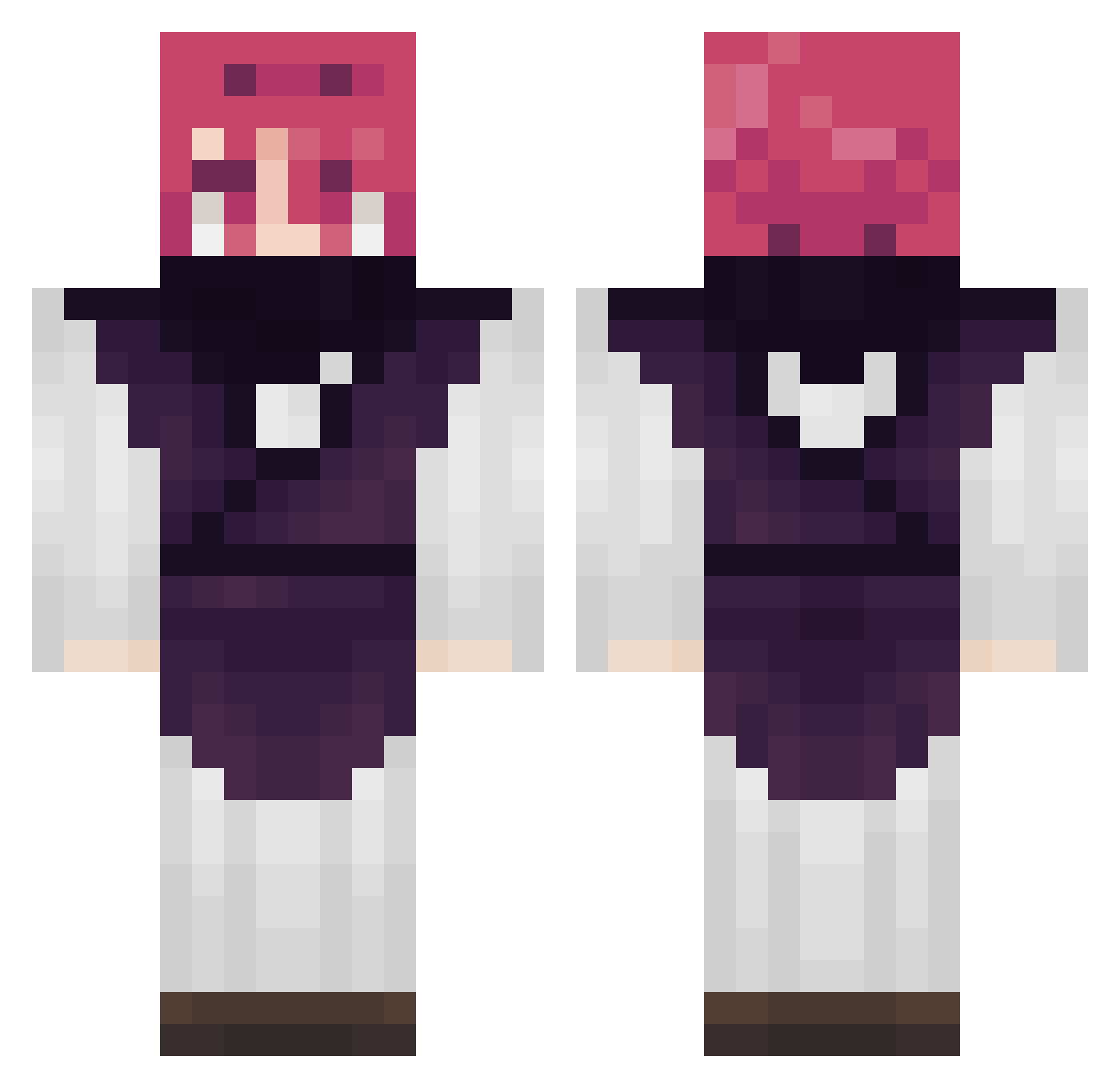 Vualx_ Minecraft skin, front and back view