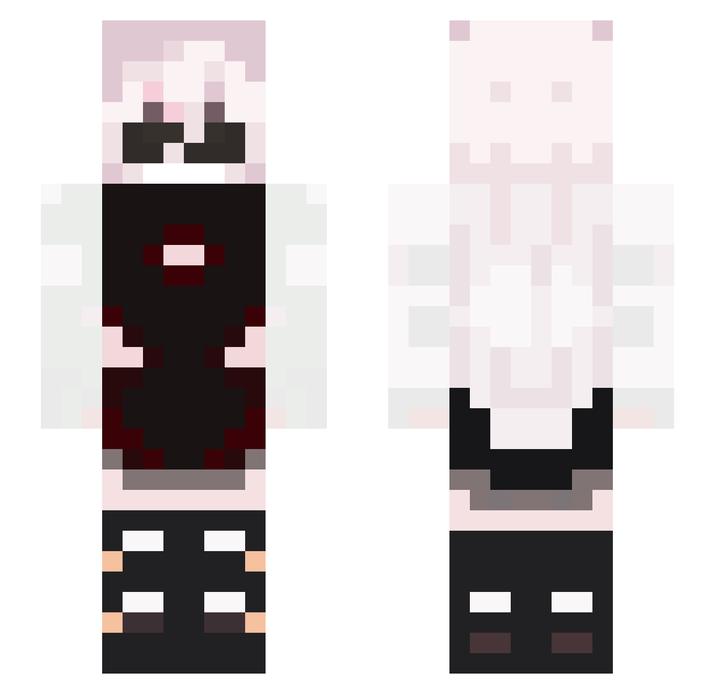 gabimdes Minecraft skin, front and back view
