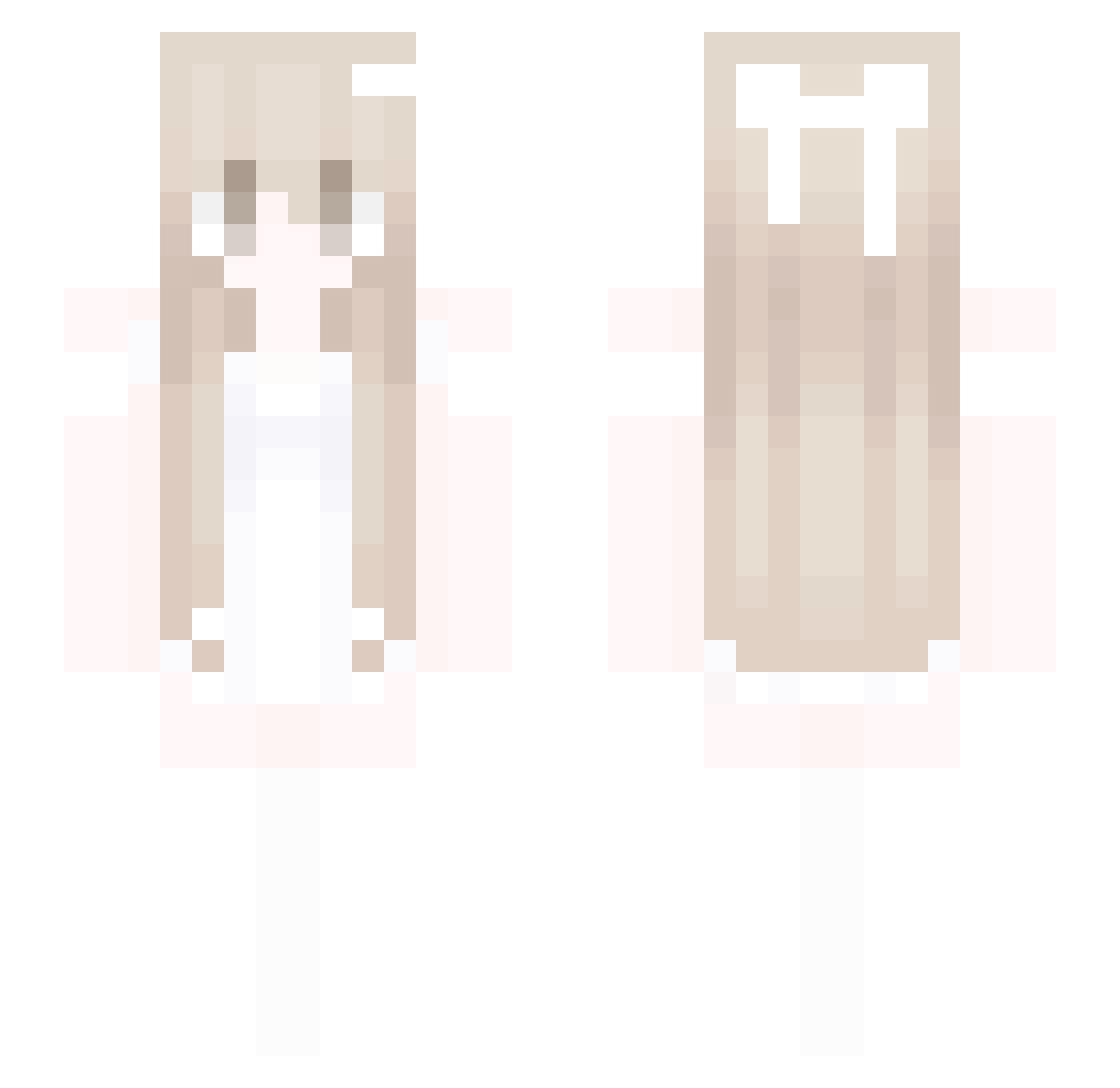 madaIyn Minecraft skin, front and back view
