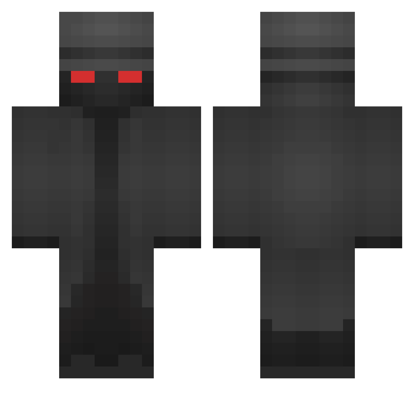 _Lolles Minecraft skin, front and back view