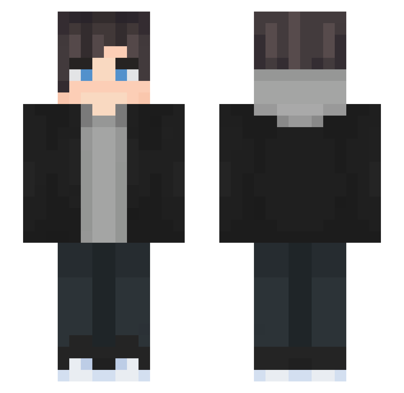 Omsit_Omsit Minecraft skin, front and back view
