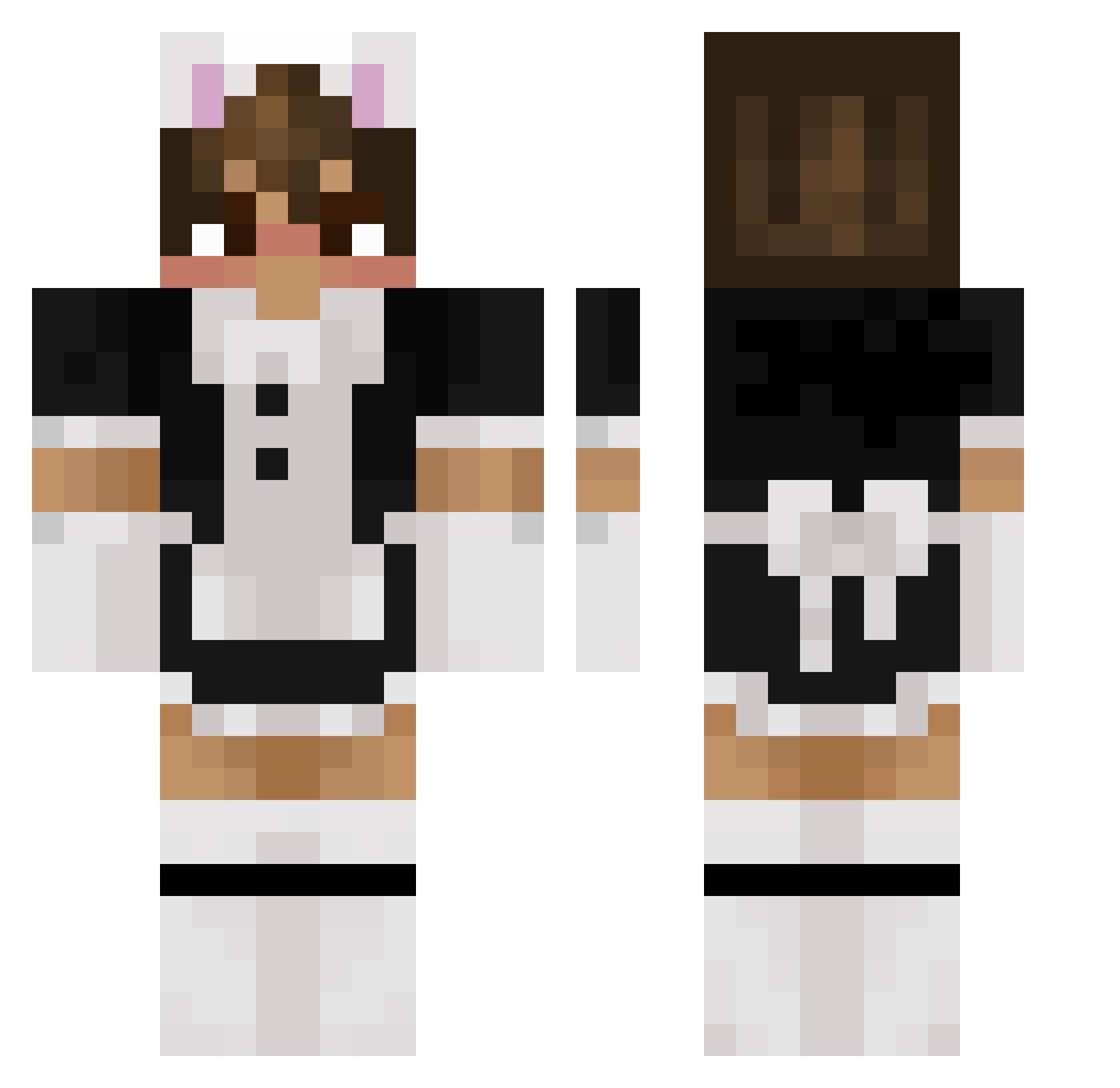 _Danda_ Minecraft skin, front and back view