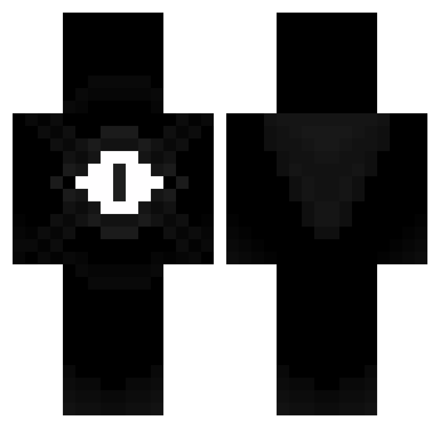 zirkuh Minecraft skin, front and back view