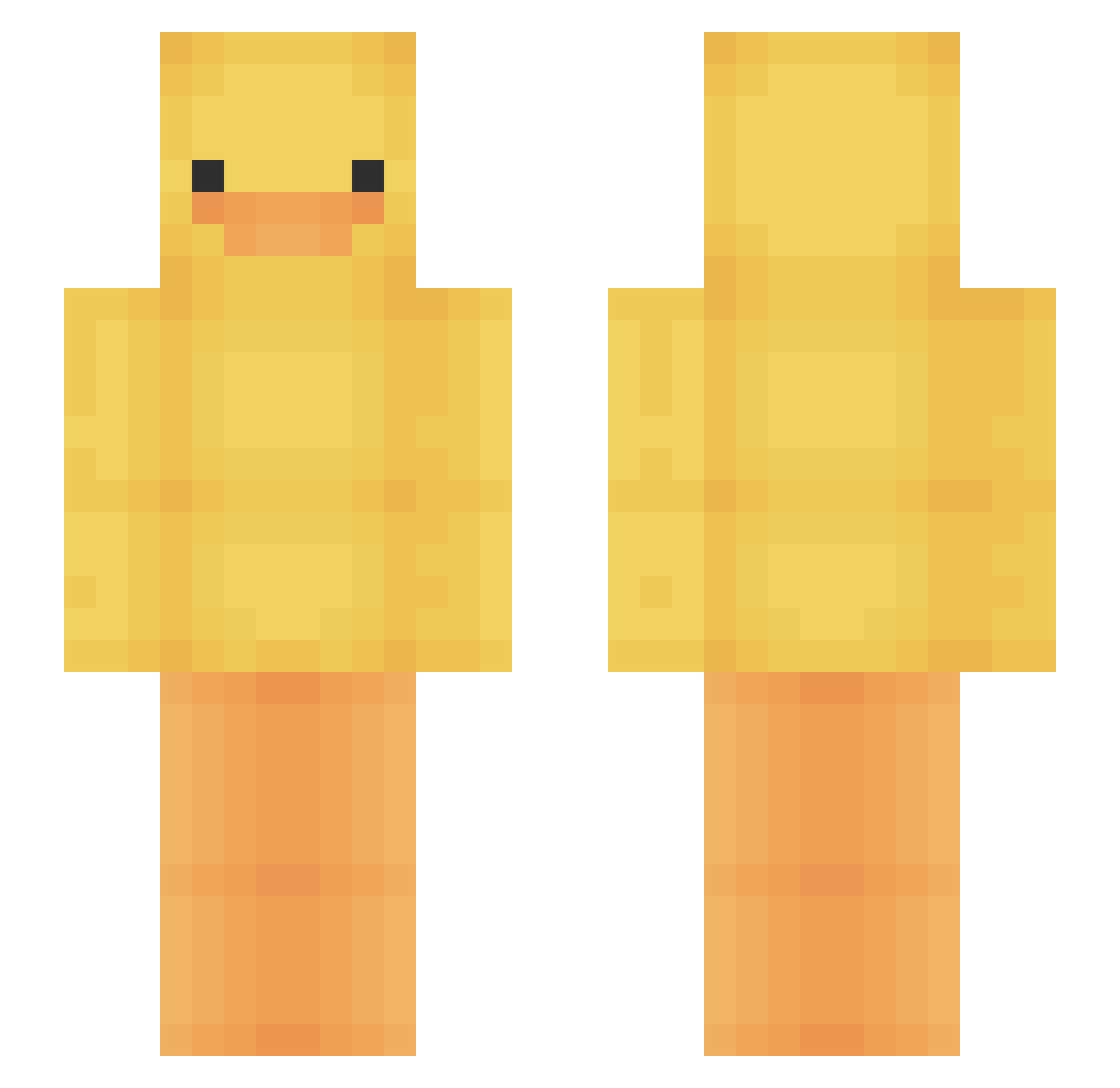 zjeuxli Minecraft skin, front and back view
