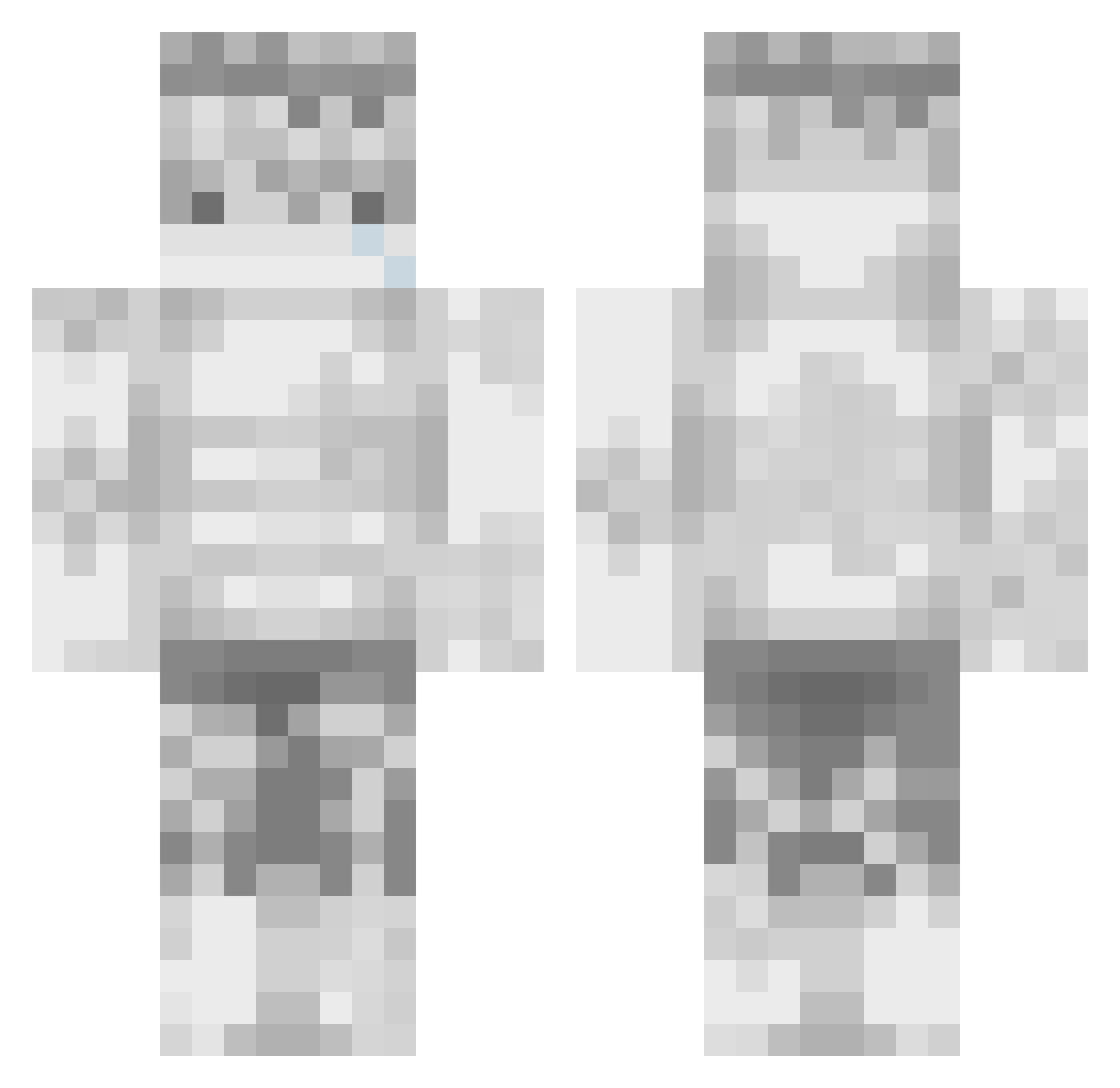 JordanJKnet Minecraft skin, front and back view