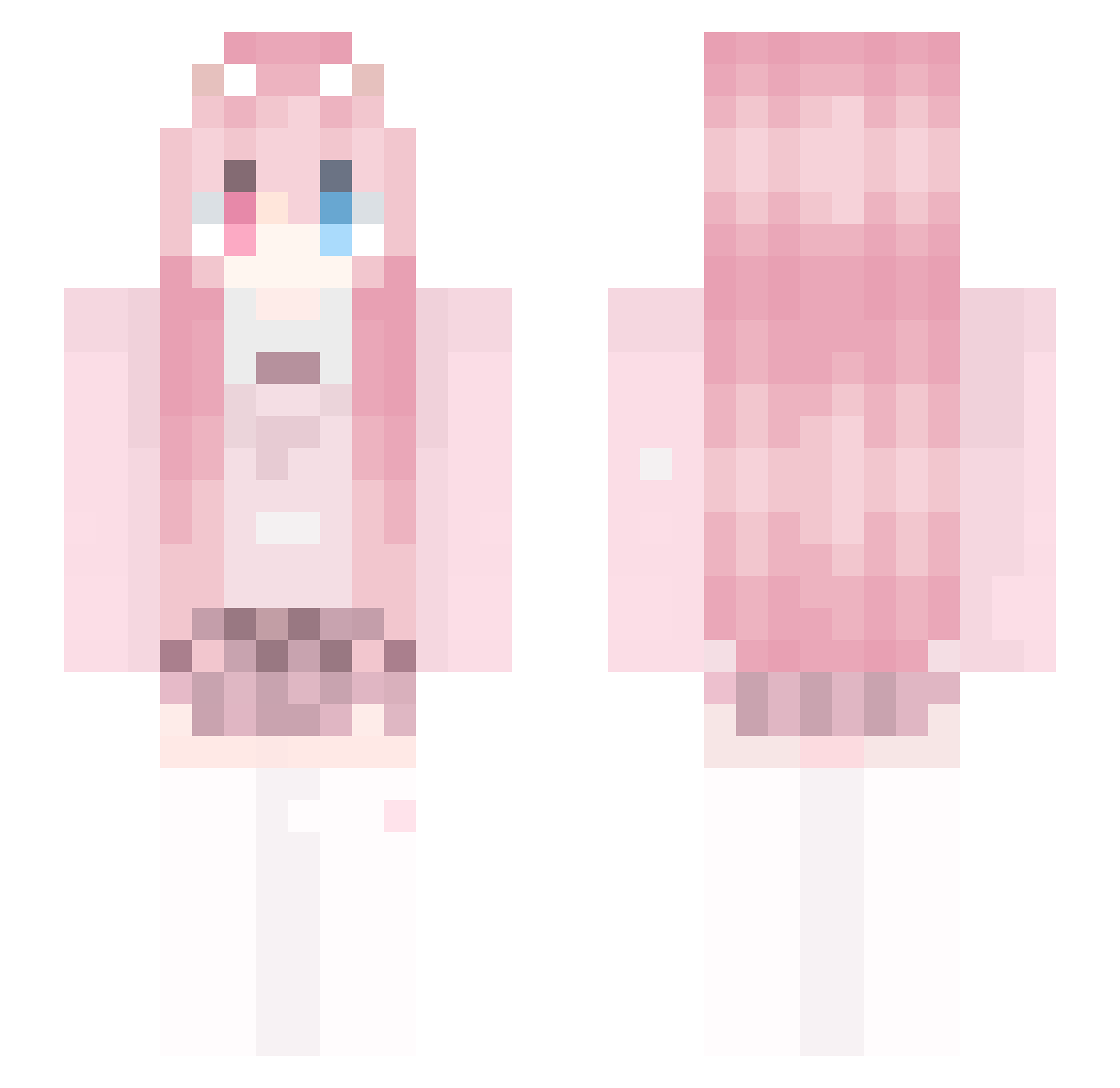 chu_feng_a Minecraft skin, front and back view