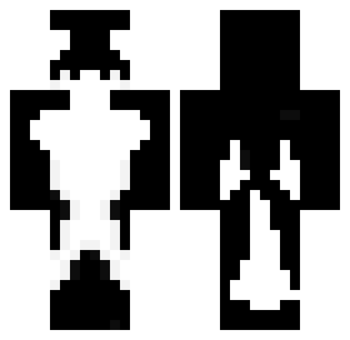 Irradiancy Minecraft skin, front and back view