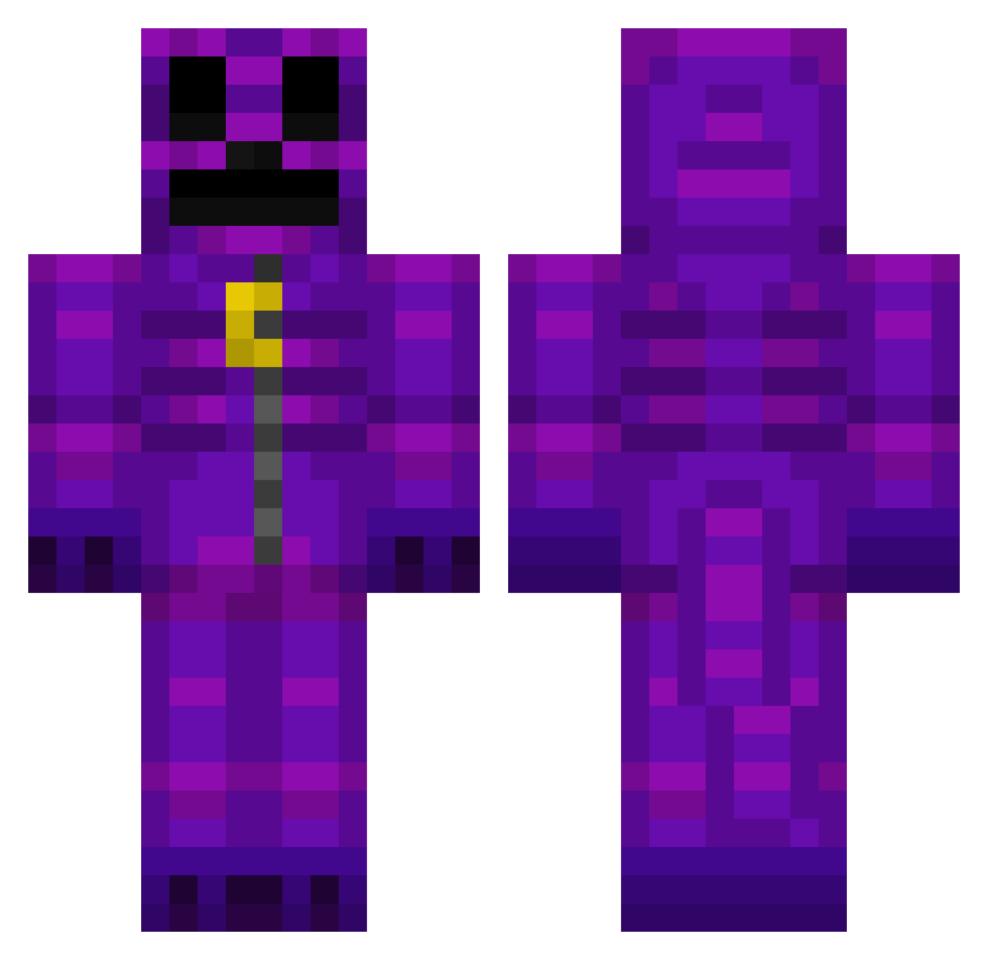 mael_rdgs Minecraft skin, front and back view