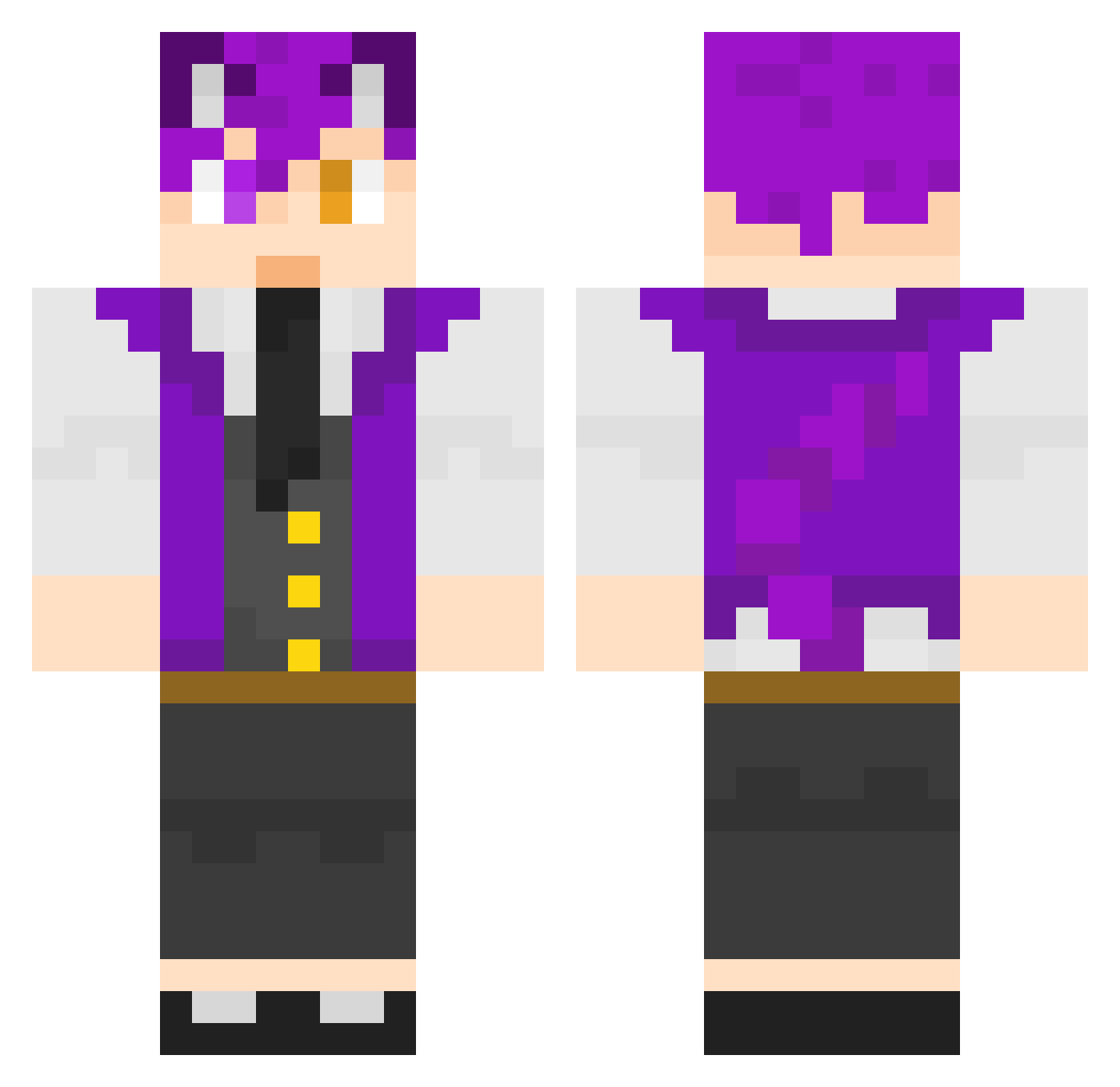 schaba_ Minecraft skin, front and back view