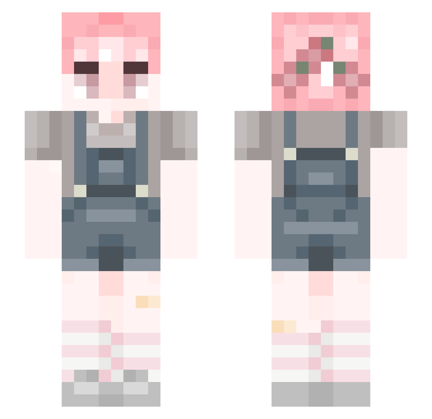 Merlin_9000 Minecraft skin, front and back view