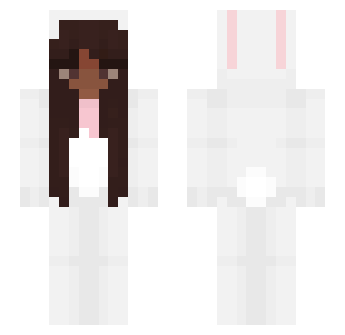 onlygoogle Minecraft skin, front and back view