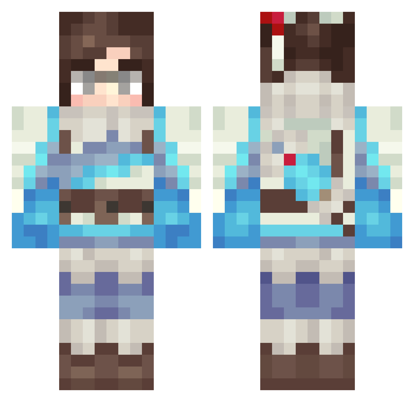 Epicfailure_7 Minecraft skin, front and back view