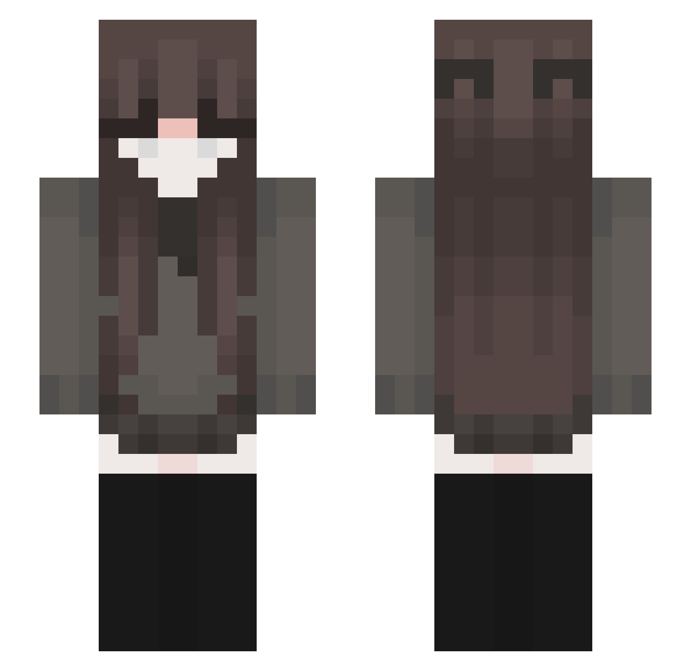 ThatGabeDude Minecraft skin, front and back view