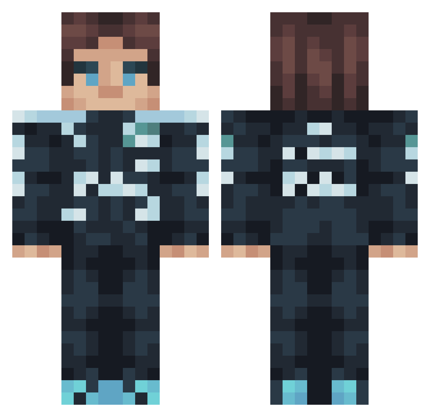 dr_nugget_2 Minecraft skin, front and back view