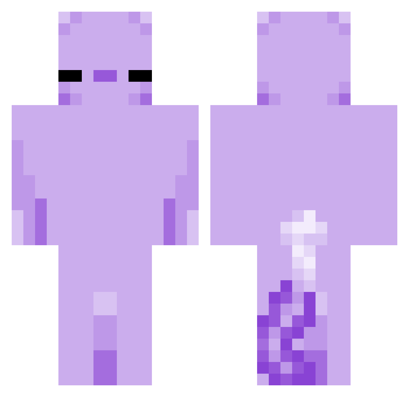 ZYNTR1X Minecraft skin, front and back view
