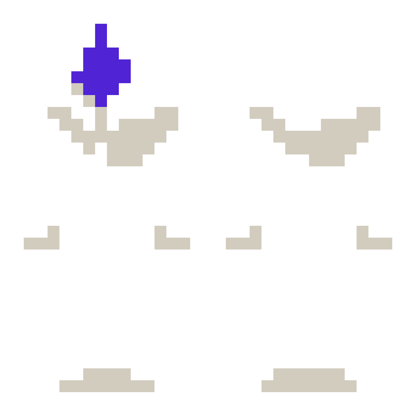 elkfolk Minecraft skin, front and back view