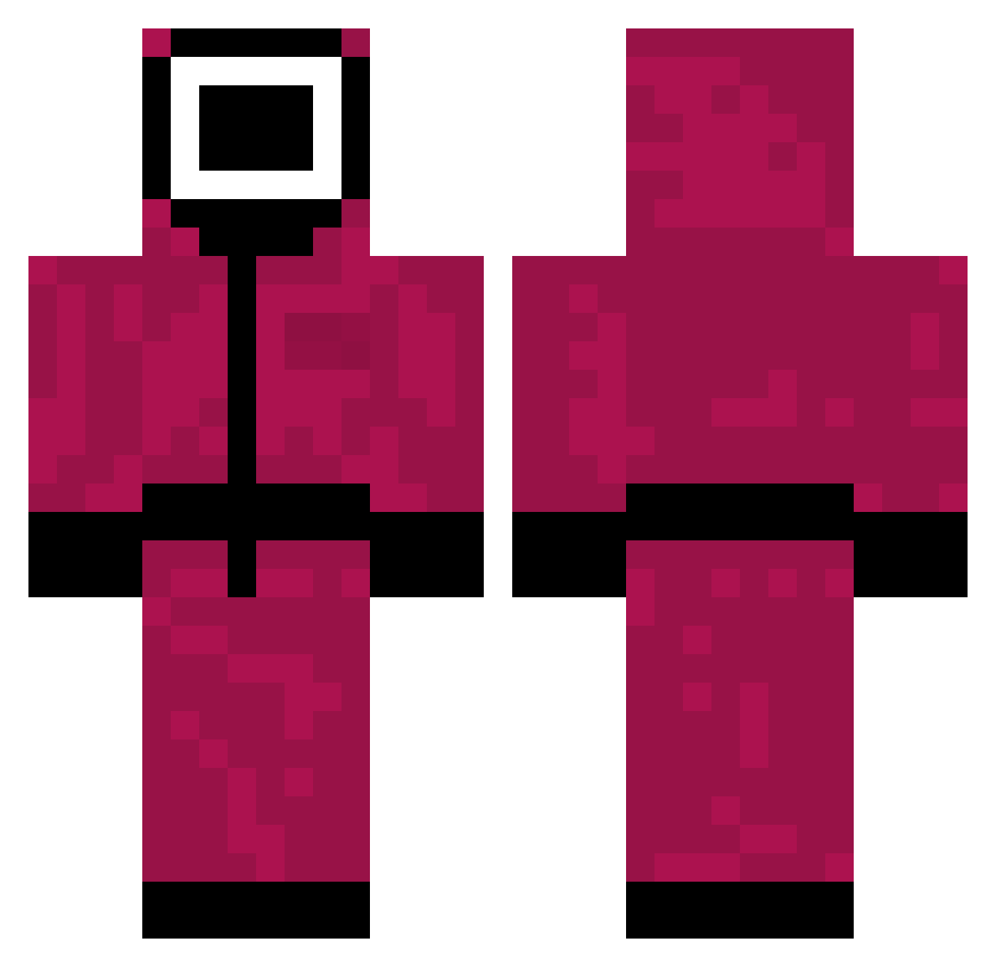 Tamas6 Minecraft skin, front and back view