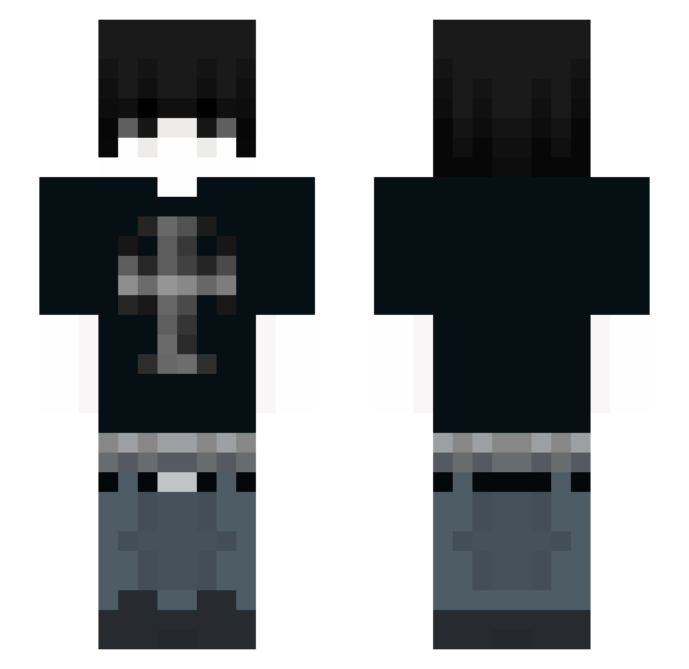 lockz5 Minecraft skin, front and back view