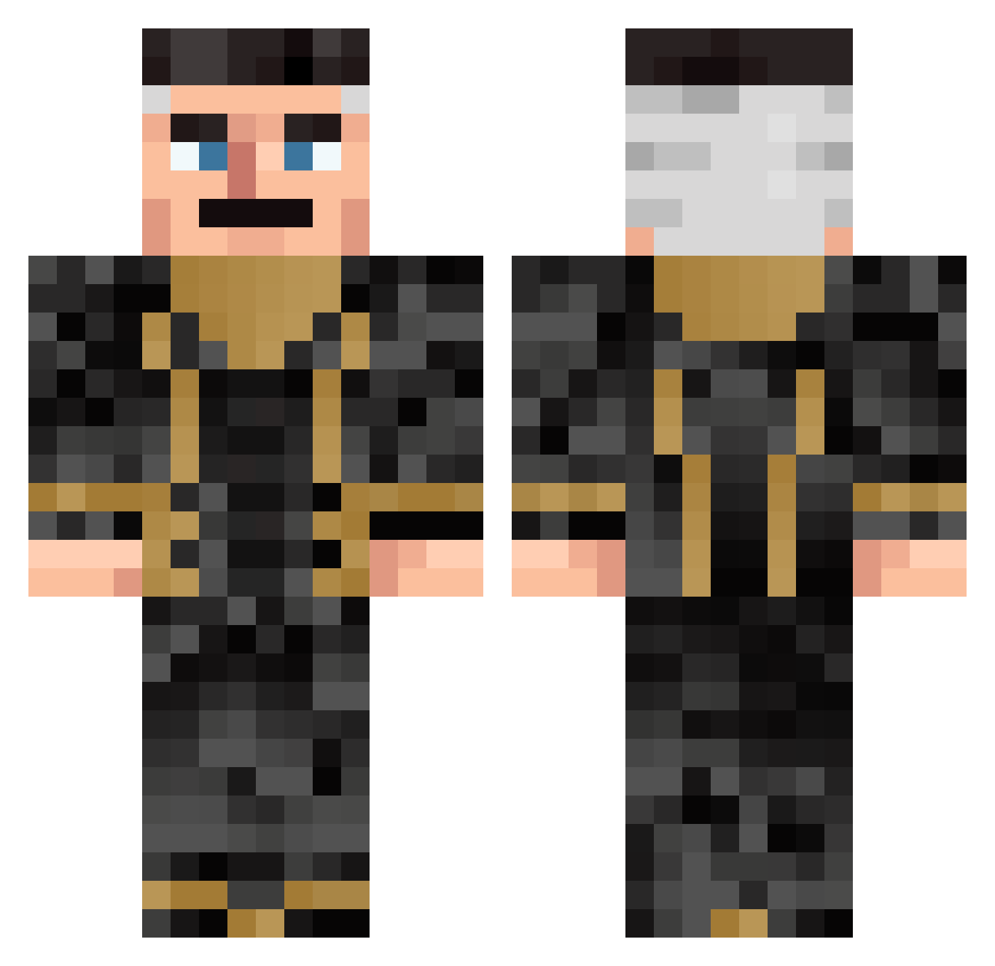 __jugon__ Minecraft skin, front and back view